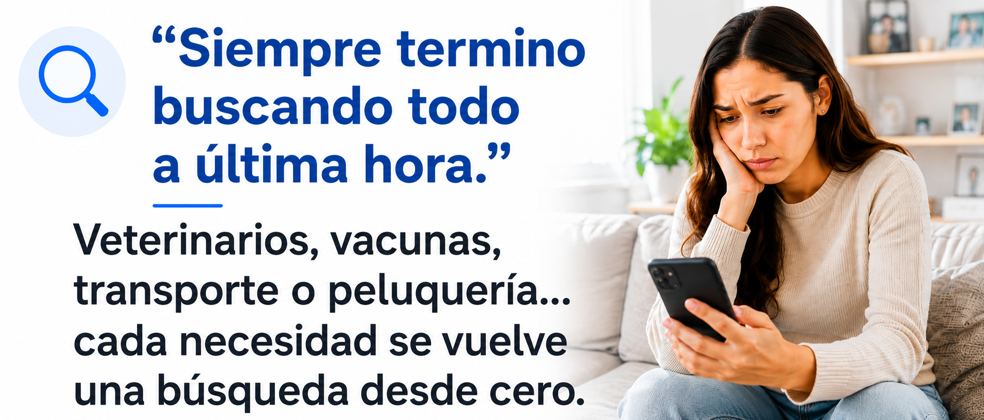 Tu mascota depende de ti para todo